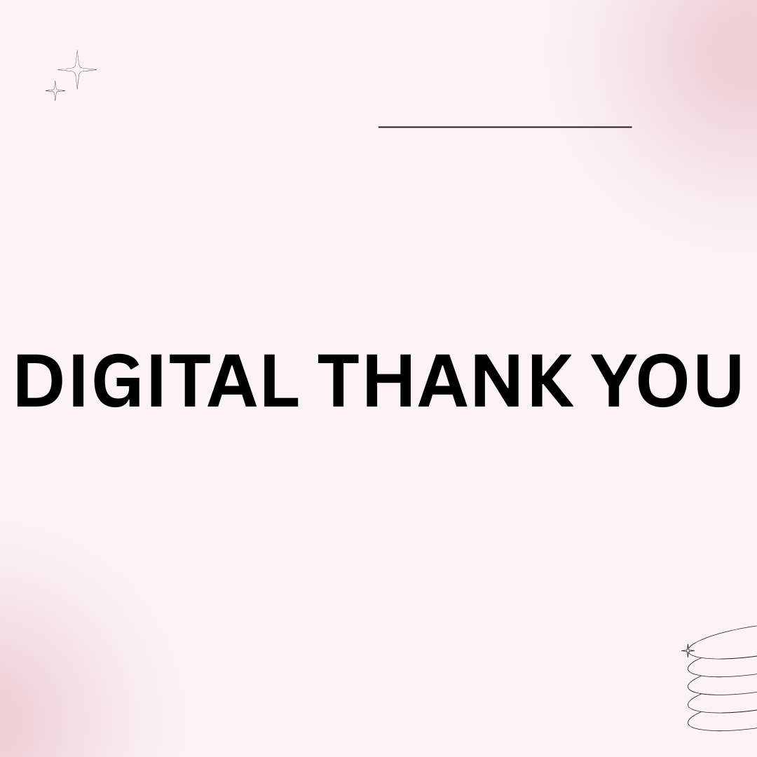 Digital Thank You